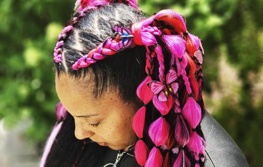 natural hair extensions